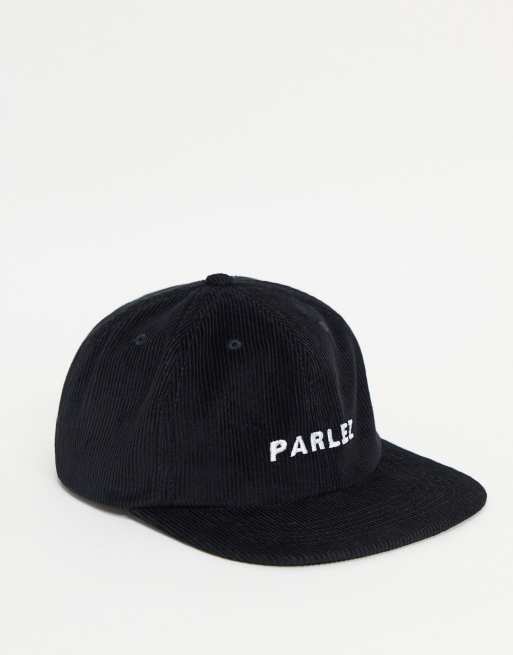 Parlez – Ladsun – Kappe aus Cord in Schwarz