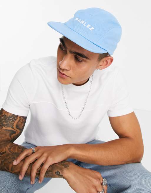 Parlez ladsun pique 5 panel cap in blue