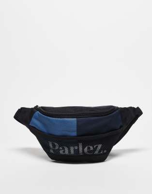 Parlez Parlez Loculi nylon logo bumbag in black