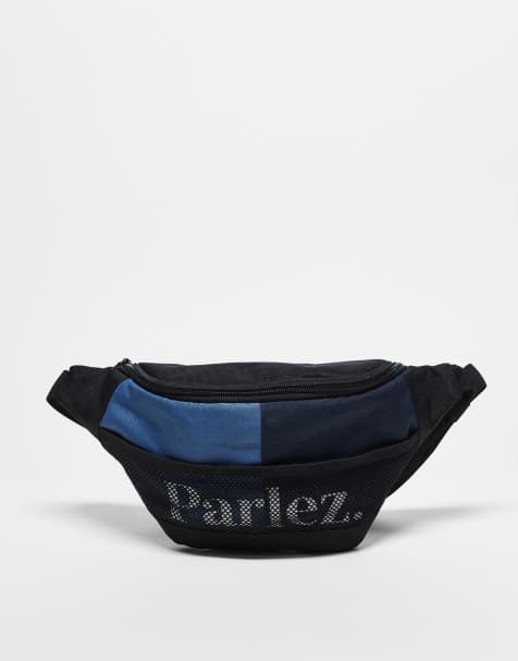 Parlez Loculi nylon logo bumbag in black - view 1
