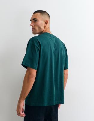Parlez Logo Cedar Oversized T-shirt In Green