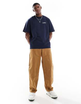 PARLEZ LUNA SHORT SLEEVE OVERSIZED LOGO T-SHIRT WITH BACK PRINT 