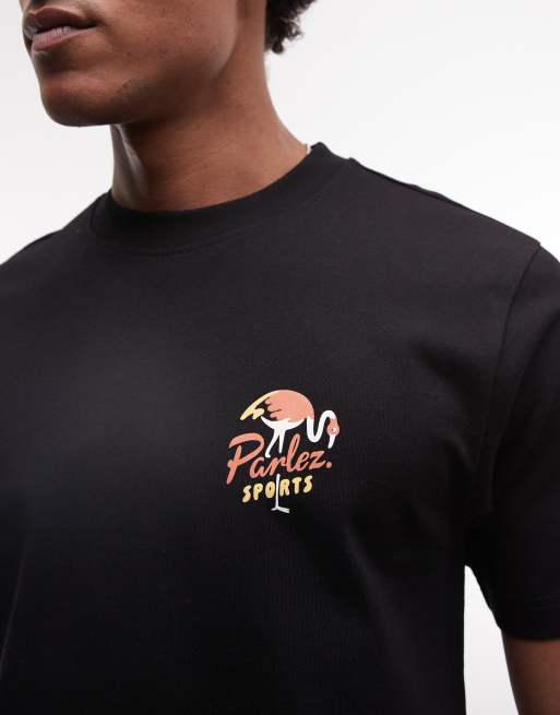 Parlez - Marion - T-shirt à manches courtes avec motif au dos - Noir, 4 de 5