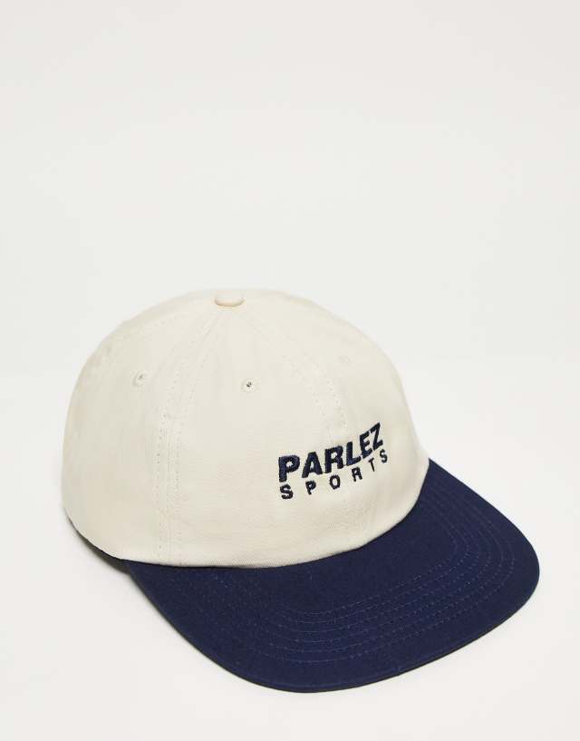 Parlez mayport 6 panel cap in off white