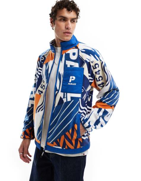 Parlez morgan logo fleece in multi print - view 1