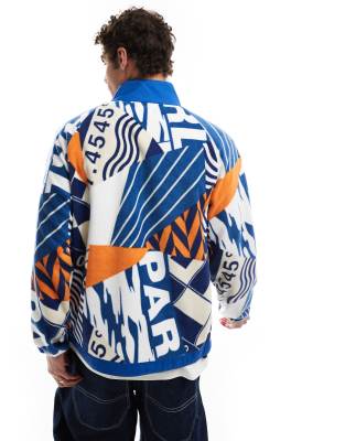 Parlez Morgan Logo Fleece In Multi