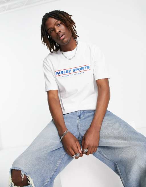 Parlez – Moritz – T-Shirt in Weiß