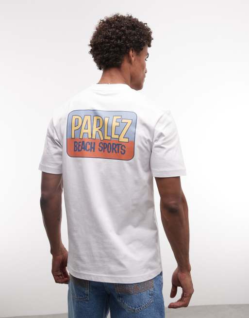 Parlez – Myer – T-Shirt in Weiß mit Logoprint auf dem Rücken, 5 von 5