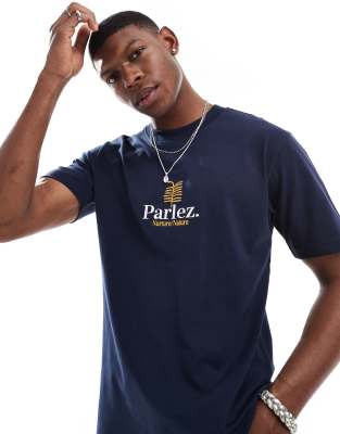 Nurture logo t-shirt in navy