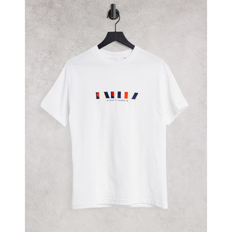 T-shirt e Canotte Novità Parlez - Ohlson - T-shirt bianca con ricami
