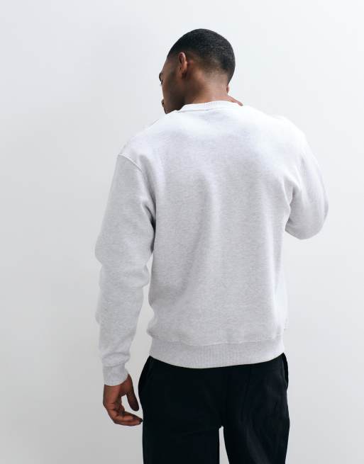 Parlez Oversize-Sweatshirt mit Logo-Print auf der Brust in Graumeliert, 5 von 10