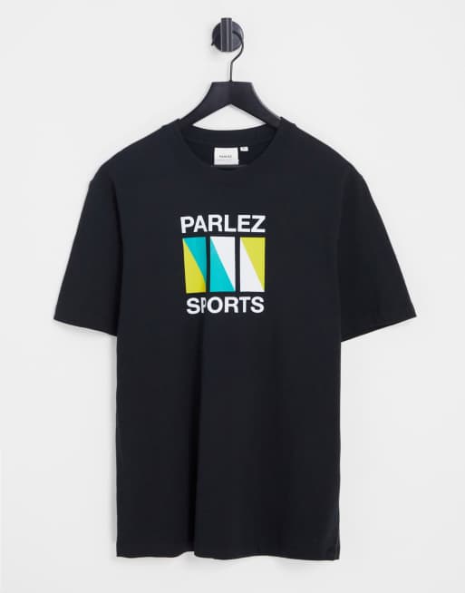 Parlez - Pinisi - Sort T-shirt med print på brystet