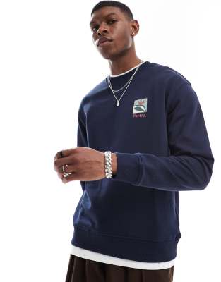 PARLEZ PLANTER CREW NECK LOGO SWEATSHIRT 