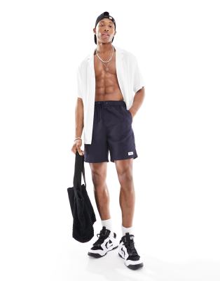 Parlez Parlez polyester short in navy
