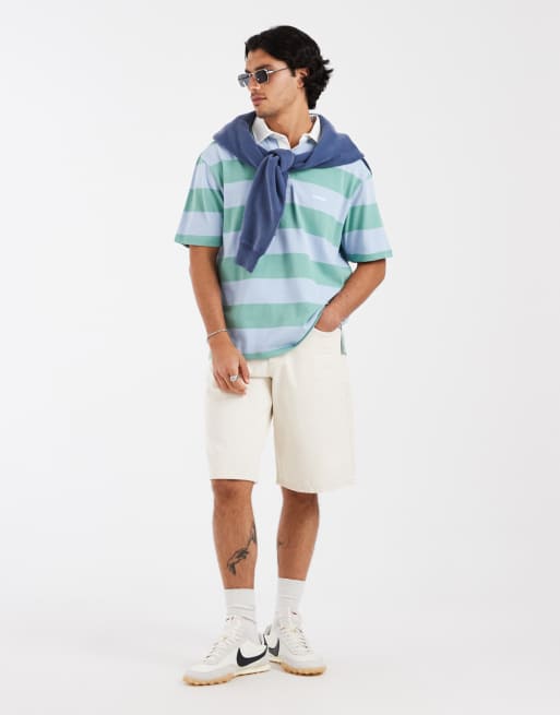 Parlez short sleeve cloud game rugby polo shirt in multi, 4 of 5