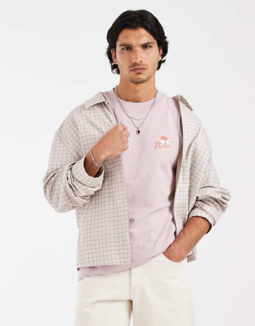 Parlez short sleeve marion t-shirt with back graphic in pink, 2 of 5