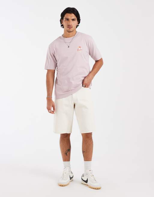 Parlez short sleeve marion t-shirt with back graphic in pink, 3 of 5