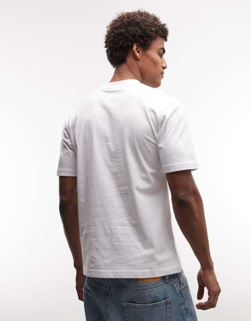 Parlez short sleeve Ormond logo t-shirt in white, 5 of 5