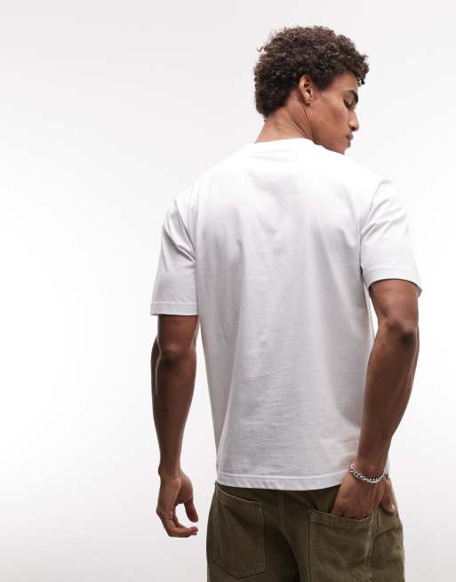Parlez short sleeve yalaha logo t-shirt in white, 3 of 5