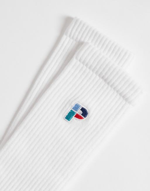 Parlez skarpetki Lewis z logo w kolorze białym, 2 z 3