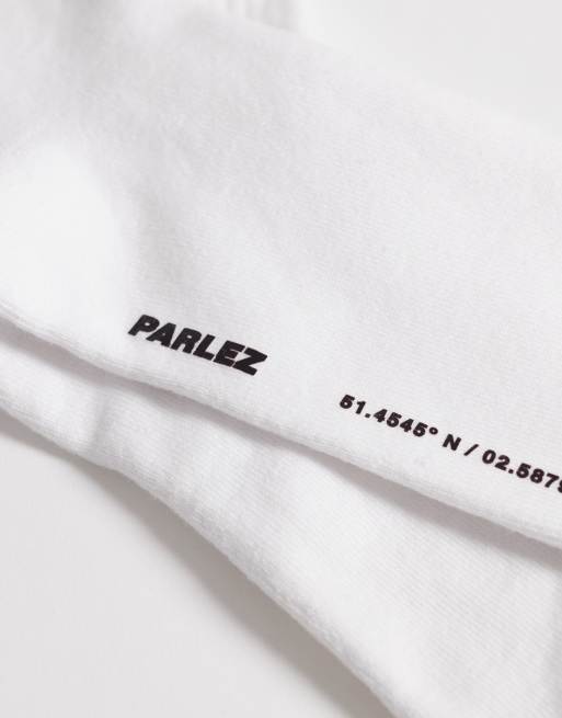 Parlez skarpetki Lewis z logo w kolorze białym, 3 z 3