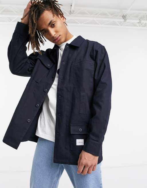 Navy best sale work coat