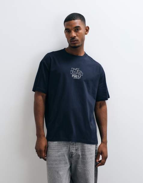 Parlez T-shirt med grafisk print på brystet i sort - view 1
