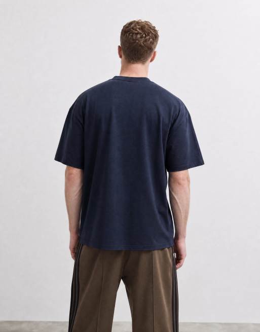 Parlez T-shirt med grafisk print på brystet i sort, 8 af 10