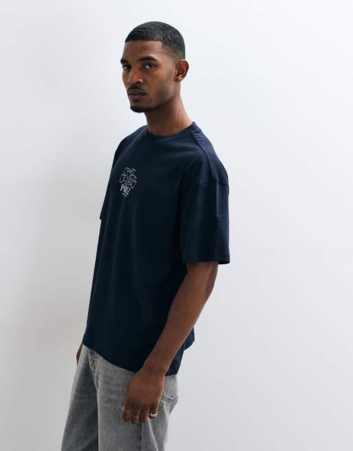 Parlez T-Shirt mit Grafik-Print auf der Brust in Schwarz, 4 von 10