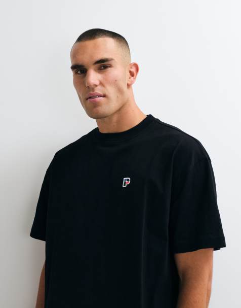Parlez T-Shirt mit Grafik-Print auf der Brust in Schwarz - view 1