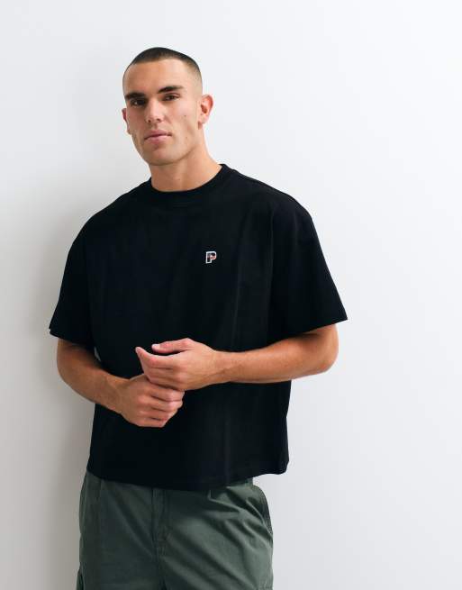Parlez T-Shirt mit Grafik-Print auf der Brust in Schwarz, 5 von 5