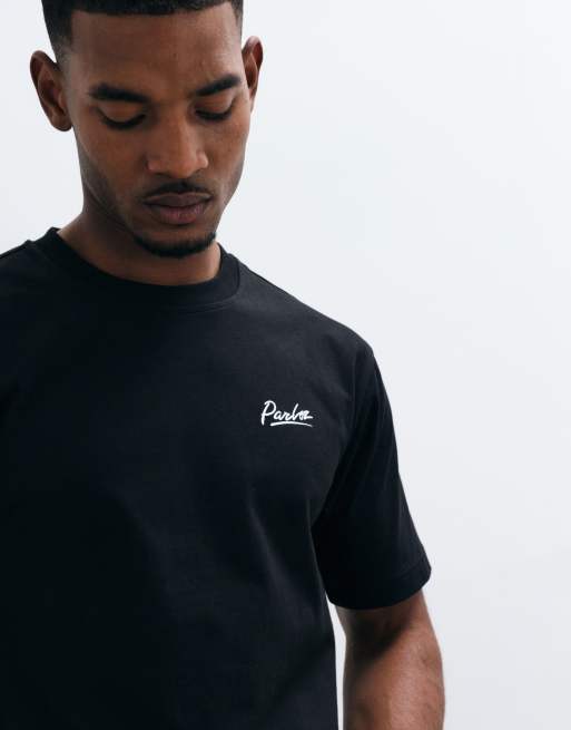 Parlez T-Shirt mit Grafikprint auf der Rückseite in Schwarz, 4 von 5