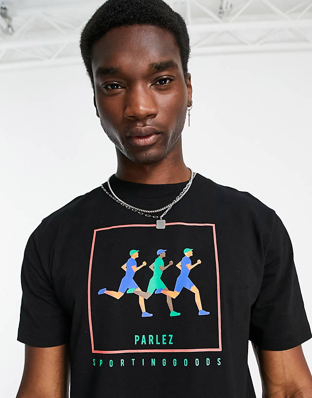 Parlez - tocco t-shirt in black