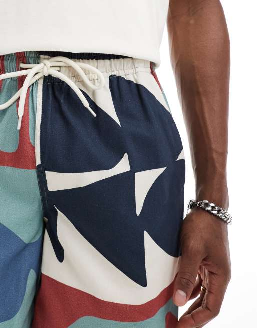 Parlez Virginia drawstring printed shorts multi, 4 of 5