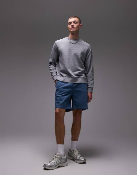 Parlez Wilmot drawstring logo shorts in blue - view 1