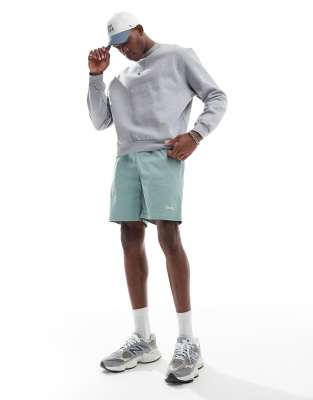 Wilmot drawstring logo shorts in mint green