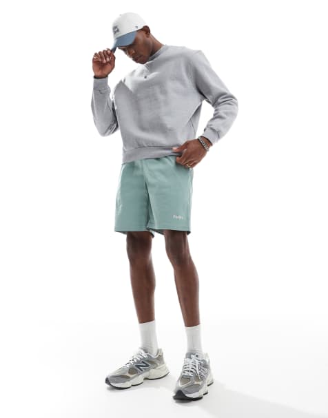 Parlez Wilmot drawstring logo shorts in mint green - view 1