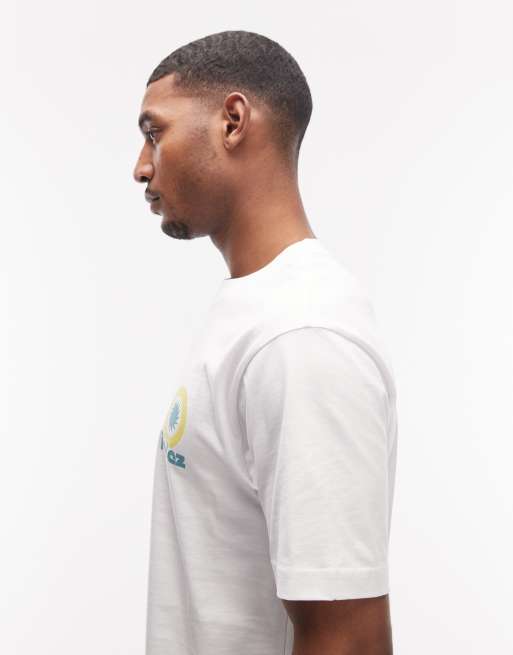 Parlez - Winston - T-shirt bianca con stampa grafica sul retro, 4 di 5