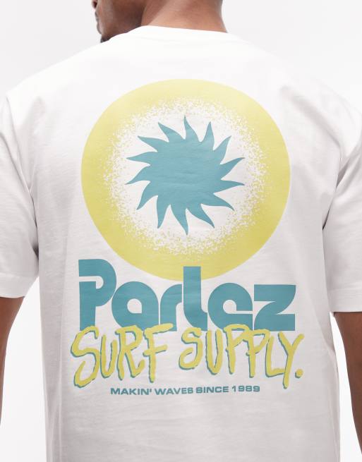 Parlez - Winston - T-shirt bianca con stampa grafica sul retro, 5 di 5