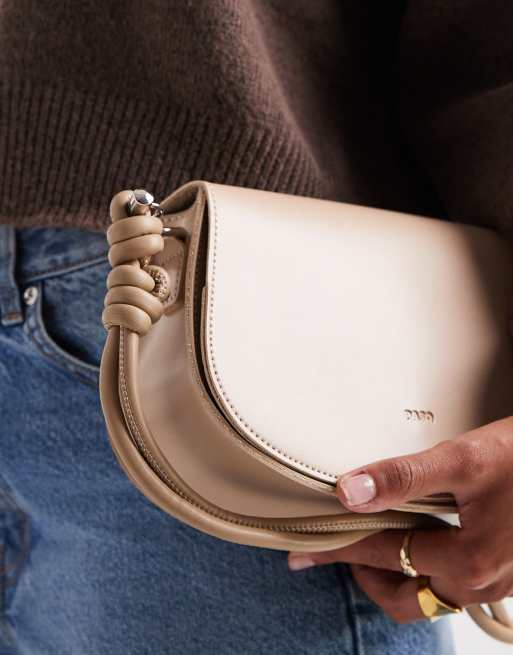 PASQ - Beige mini-saddeltaske, 2 af 4