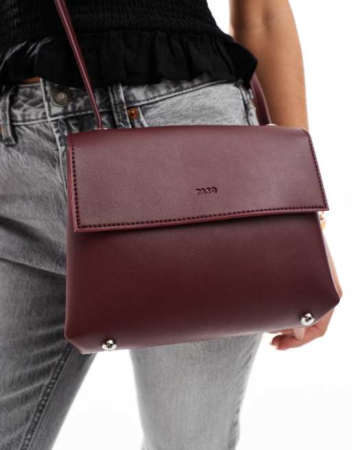 PASQ – Bordowa mała torebka crossbody, 2 z 4