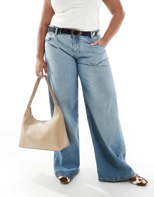 PASQ - Borsa da spalla strutturata color mocha mousse