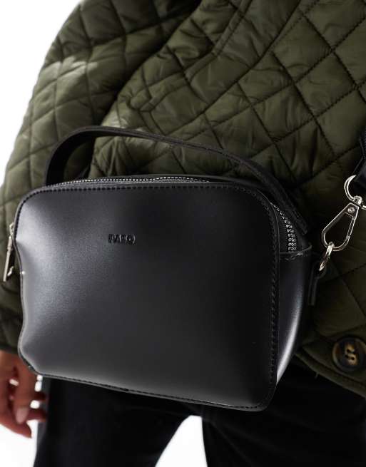 PASQ crossbody camera bag in black , 3 of 4