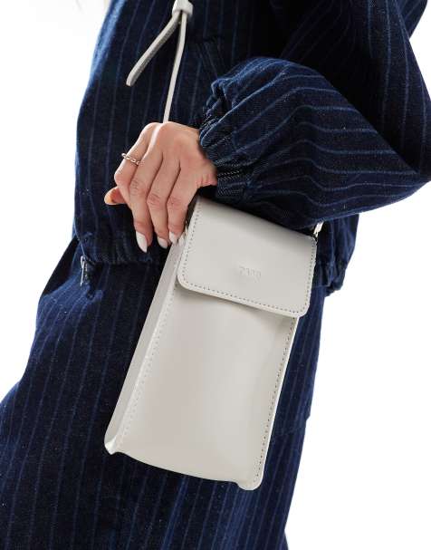 PASQ crossbody phone bag  in stone - view 1