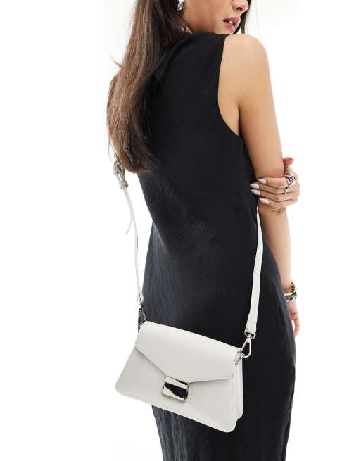 PASQ - Crossbody tas met A-lijn en crossbody band in stone, 3 van 4