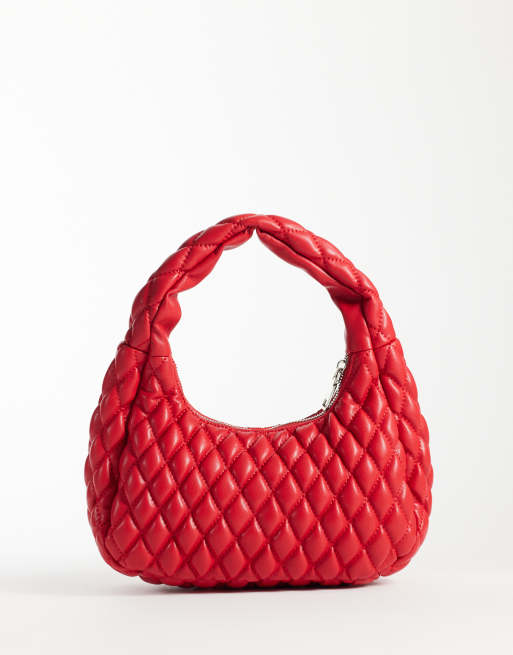 PASQ gewatteerde handtas in rood, 4 van 4