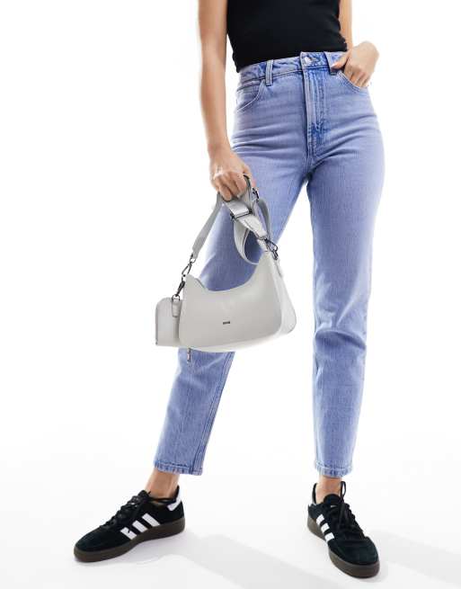 PASQ - Grå crossbody-taske med utility-strop, 2 af 4