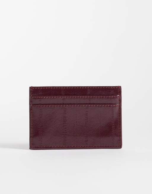 PASQ korthållare i burgundy eel, 3 av 3
