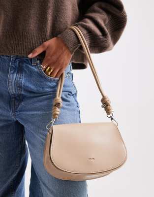 PASQ - Mini-Satteltasche in Beige-Neutral