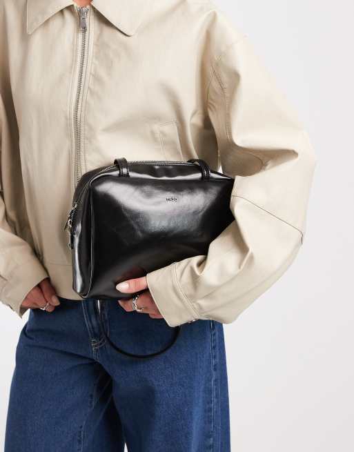 PASQ - Sac bowling minimaliste style années 90 - Noir, 2 de 4